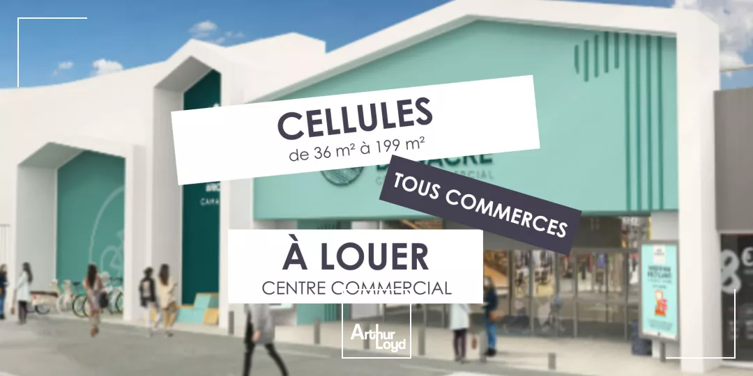 LOCAUX COMMERCIAUX A LOUER - Centre commercial COTE DE NACRE
