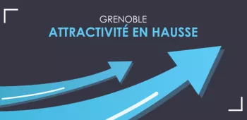 Flèches montantes de l'attractivité de Grenoble